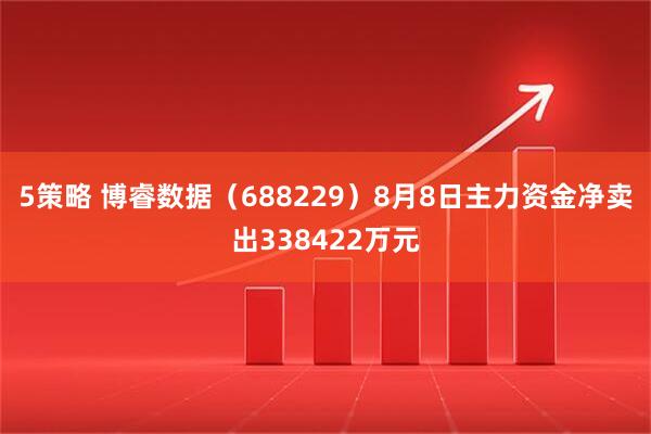 5策略 博睿数据（688229）8月8日主力资金净卖出338422万元