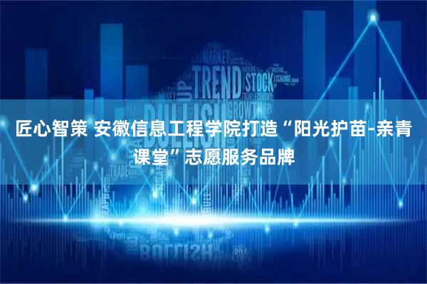 匠心智策 安徽信息工程学院打造“阳光护苗-亲青课堂”志愿服务品牌