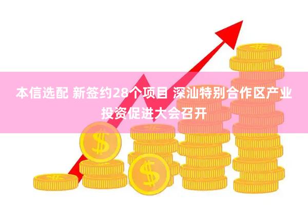 本信选配 新签约28个项目 深汕特别合作区产业投资促进大会召开